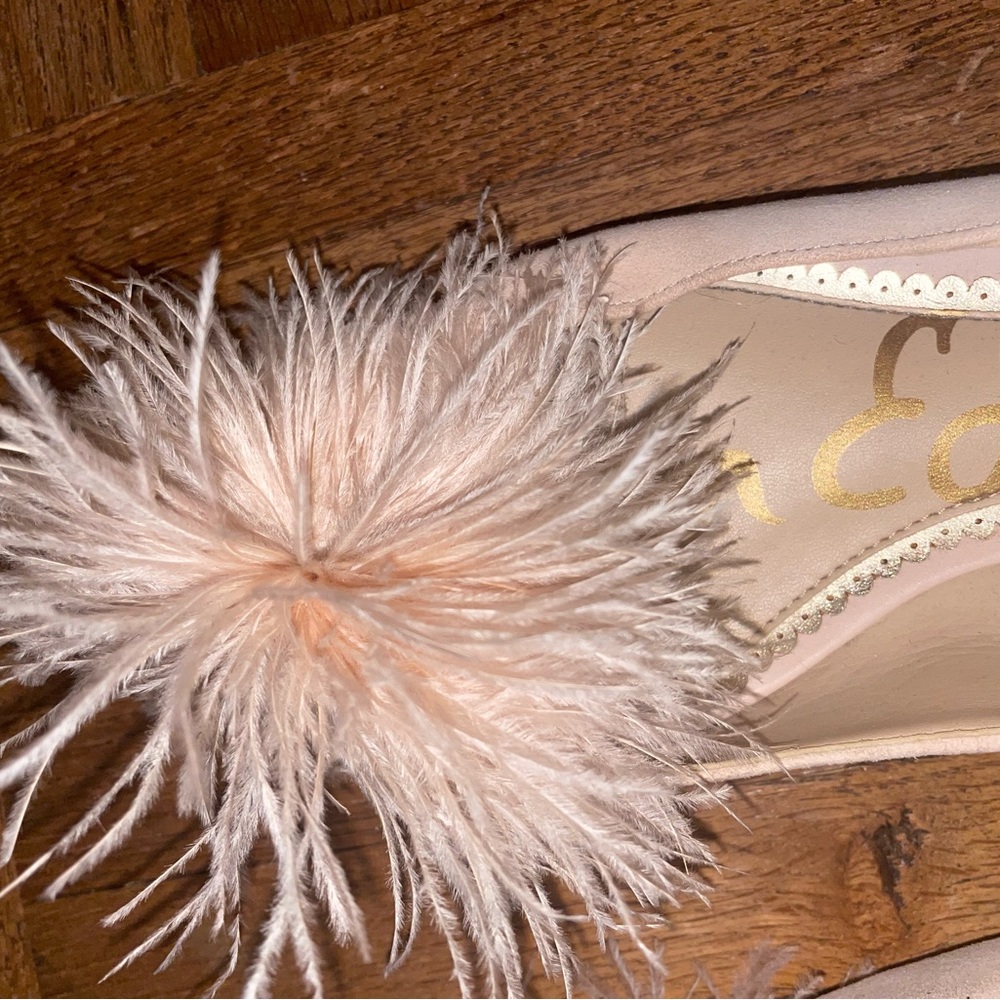 COPY - Sam Edelman Reina Pointed Toe Feather Flat